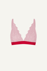 Signature Lace Bralette - Light Pink