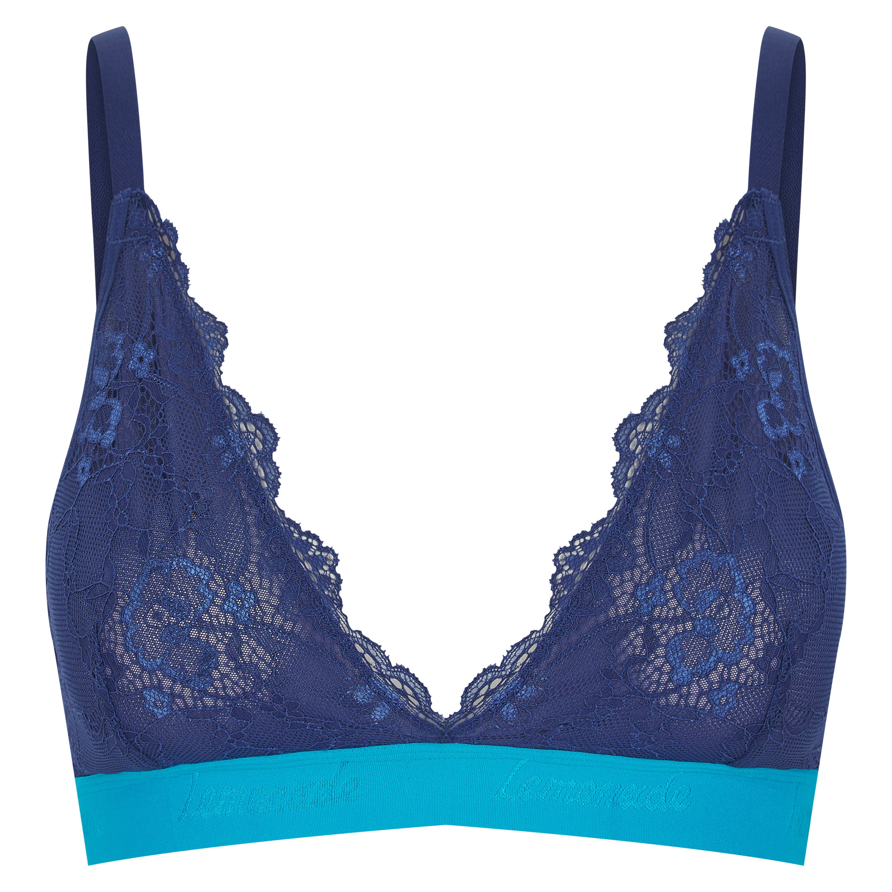 Signature Lace Bralette - Midnight Blue