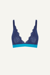 Signature Lace Bralette - Midnight Blue