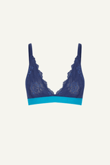 Signature Lace Bralette - Midnight Blue - Lemonade Dolls