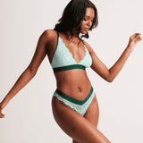 Signature Lace Bralette - Mint Green