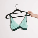 Signature Lace Bralette - Mint Green
