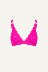 Signature Lace Bralette - Neon Pink - Lemonade Dolls