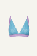 Signature Lace Bralette - Pastel Blue - Lemonade Dolls