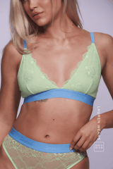 Signature Lace Bralette - Pastel Green - Lemonade Dolls
