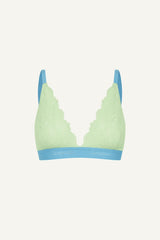 Signature Lace Bralette - Pastel Green