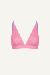 Signature Lace Bralette - Pastel Pink