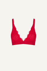 Signature Lace Bralette - Red - Lemonade Dolls