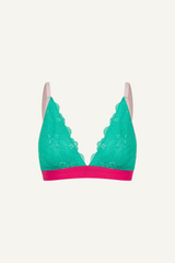 Signature Lace Bralette - Trilogy Green - Lemonade Dolls