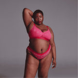Signature Lace Brazilian - Dark Pink