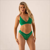 Signature Lace Brazilian - Emerald - Lemonade Dolls
