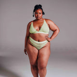 Signature Lace Brazilian - Light Green - Lemonade Dolls