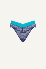 Signature Lace Brazilian - Midnight Blue - Lemonade Dolls
