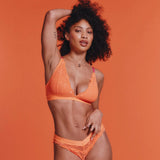 Signature Lace Brazilian - Neon Orange - Lemonade Dolls