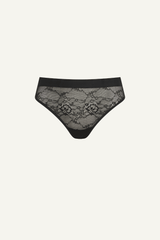 Signature Lace Brief - Black - Lemonade Dolls