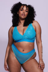 Signature Lace Brief - Hawaiian Blue