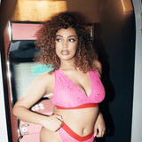 Signature Lace Fuller Cup Bralette - Dark Pink - Lemonade Dolls