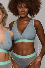 Signature Lace Fuller Cup Bralette & High Waisted Brief Set - Trilogy Denim - Lemonade Dolls