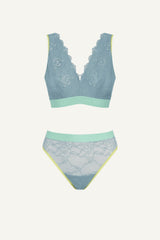Signature Lace Fuller Cup & High Waisted Brief Set - Trilogy Denim