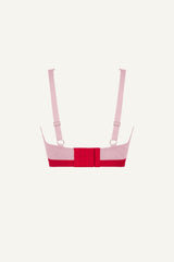 Brassière Signature en dentelle à bonnets généreux - Rose clair