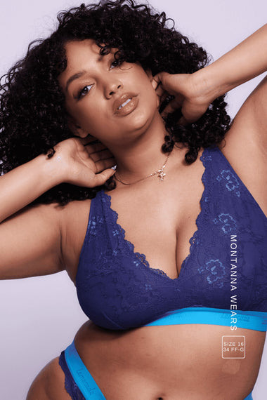 Signature Lace Fuller Cup Bralette - Midnight Blue