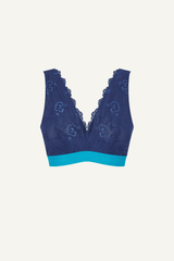 Signature Lace Fuller Cup Bralette - Midnight Blue - Lemonade Dolls