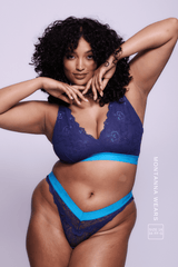 Signature Lace Fuller Cup Bralette - Midnight Blue - Lemonade Dolls