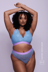 Signature Lace Fuller Cup Bralette - Pastel Blue - Lemonade Dolls