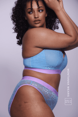 Signature Lace Fuller Cup Bralette - Pastel Blue - Lemonade Dolls