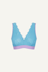 Signature Lace Fuller Cup Bralette - Pastel Blue