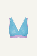 Signature Lace Fuller Cup Bralette - Pastel Blue - Lemonade Dolls