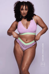 Signature Lace Fuller Cup Bralette - Pastel Lilac