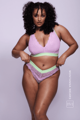 Signature Lace Fuller Cup Bralette - Pastel Lilac - Lemonade Dolls