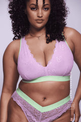 Signature Lace Fuller Cup Bralette - Pastel Lilac