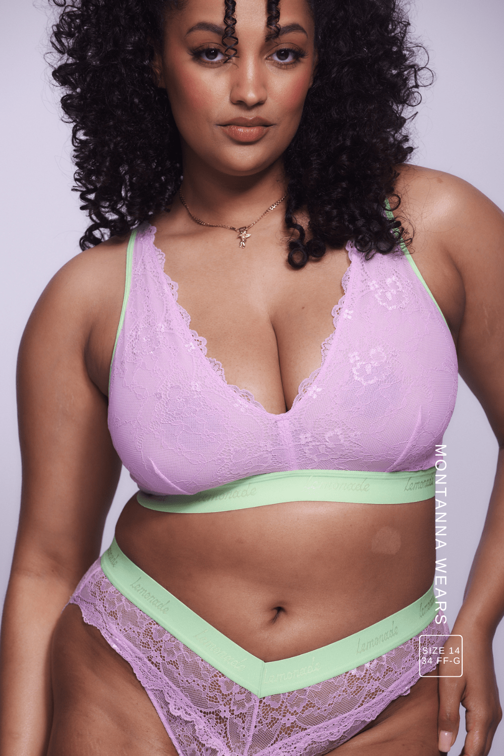 Signature Lace Fuller Cup Bralette - Pastel Lilac - Lemonade Dolls