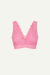 Signature Lace Fuller Cup Bralette - Pastel Pink - Lemonade Dolls