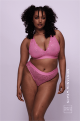 Signature Lace Fuller Cup Bralette - Pastel Pink - Lemonade Dolls