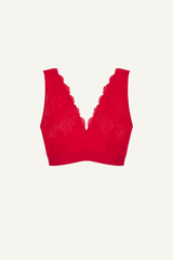 Signature Lace Fuller Cup Bralette - Red - Lemonade Dolls