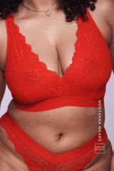 Signature Lace Fuller Cup Bralette - Red - Lemonade Dolls
