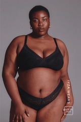 Signature Lace High Support Bralette - Black - Lemonade Dolls