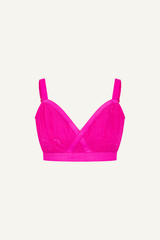 Signature Lace High Support Bralette - Neon Pink - Lemonade Dolls