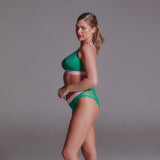 Signature Lace High Support Fuller Cup Bralette - Emerald - Lemonade Dolls