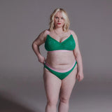 Signature Lace High Support Fuller Cup Bralette - Emerald - Lemonade Dolls