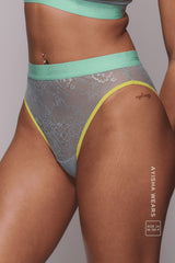 Signature Lace High Waisted Brief - Trilogy Denim - Lemonade Dolls