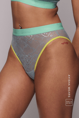 Signature Lace High Waisted Brief - Trilogy Denim - Lemonade Dolls