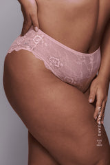 Signature Lace Short - Light Pink