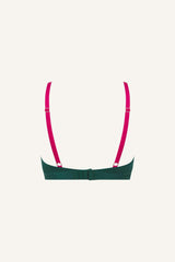 Signature Lace Synergy Bralette - Forest Green - Lemonade Dolls