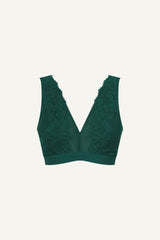 Signature Lace Synergy Fuller Cup Bralette - Forest Green