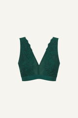 Signature Lace Synergy Fuller Cup Bralette - Forest Green - Lemonade Dolls