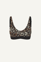 So Soft Mesh Fuller Cup Bra - Leopard